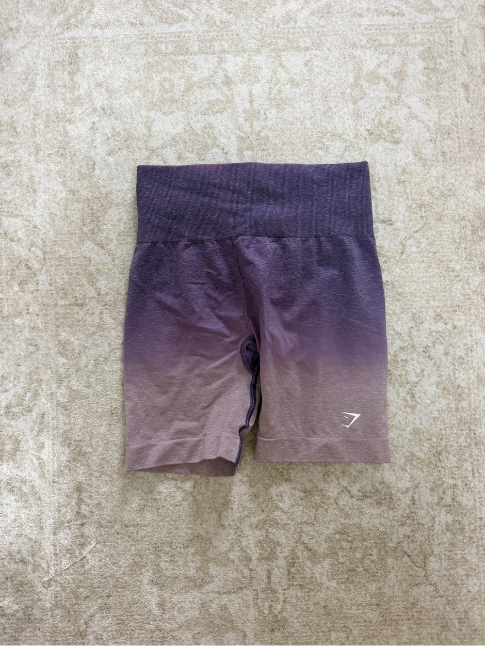 Gymshark Purple Ombre High-Waist Bike Shorts